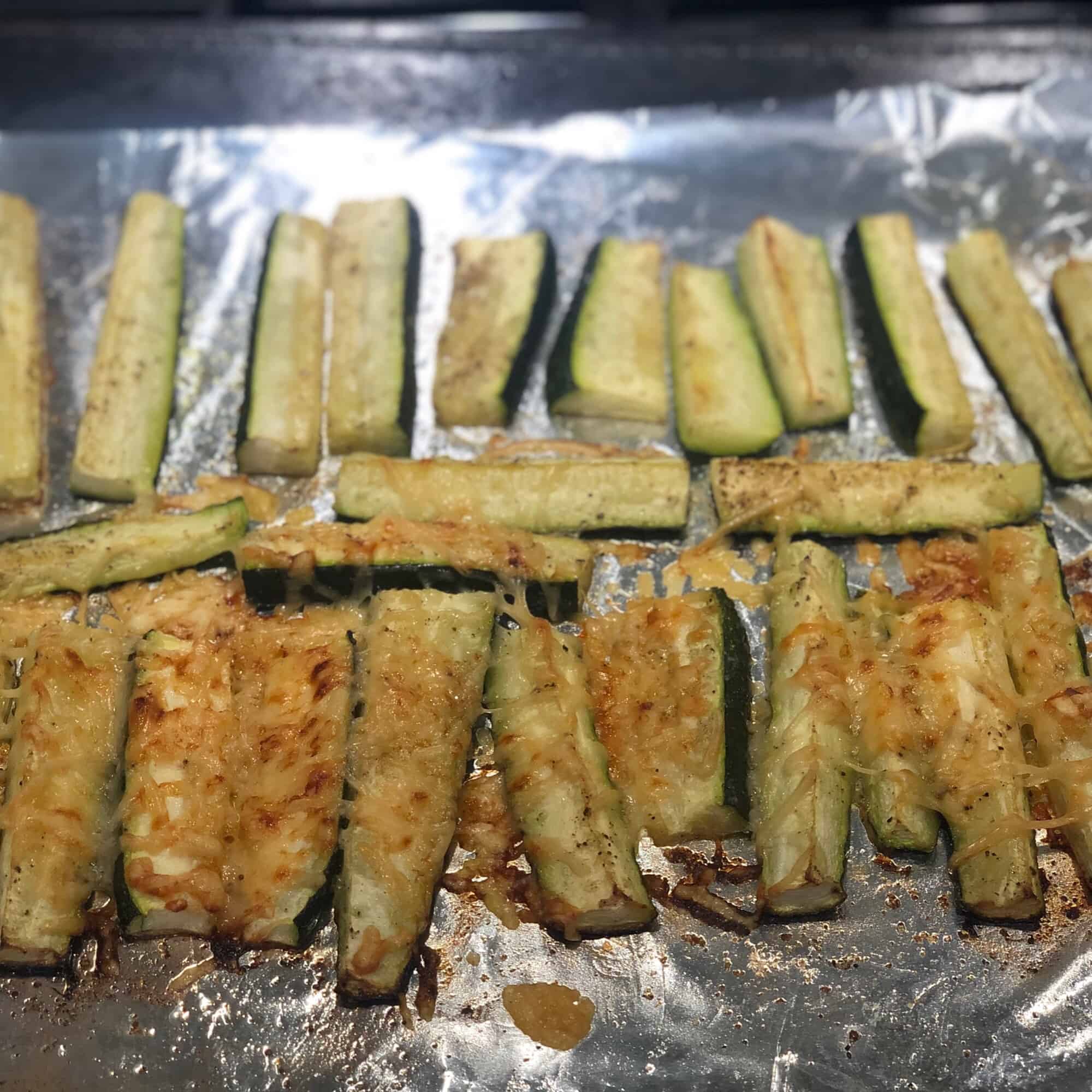 Baked Parmesan Zucchini Sticks - Sandra Hudson