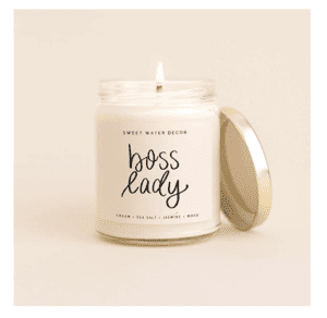 work-from-home mom gift guide candle