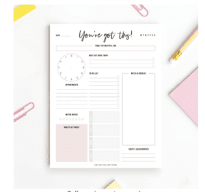 work-from-home mom gift guide daily planner
